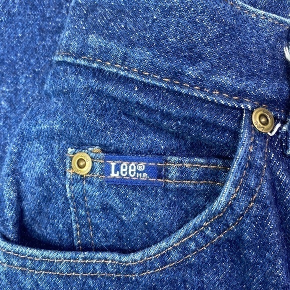 Vintage Lee Denim Tapered Leg Jeans Size 16 Medium USA - Picture 14 of 14